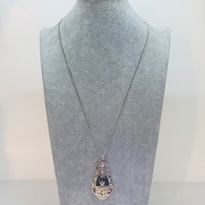 Vintage Sterling Oneida Pendant Necklace